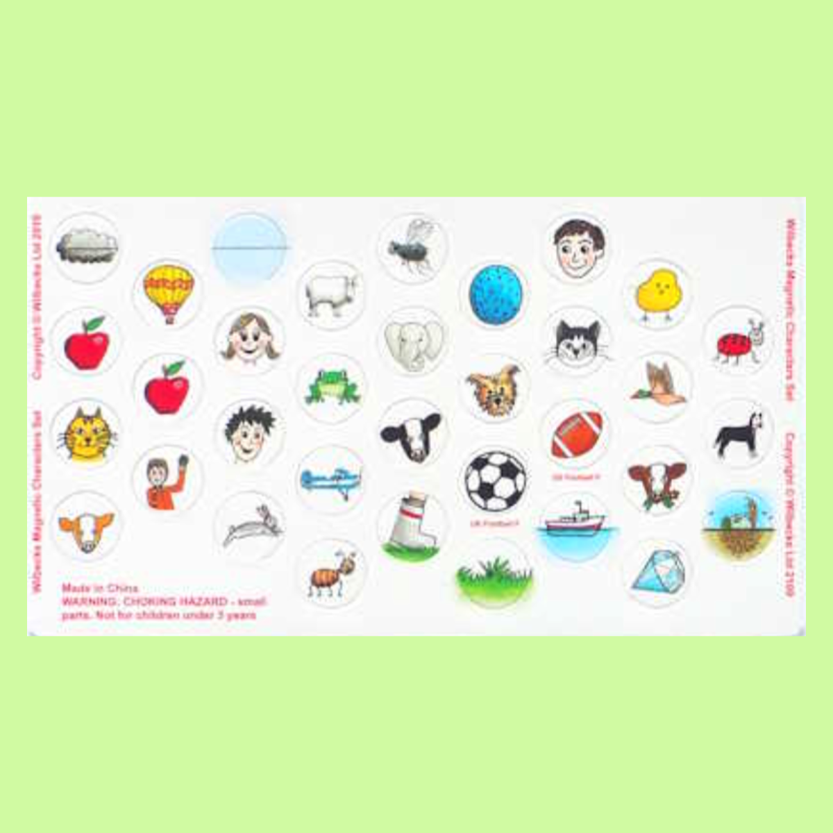 Wilbecks Round Character Magnets