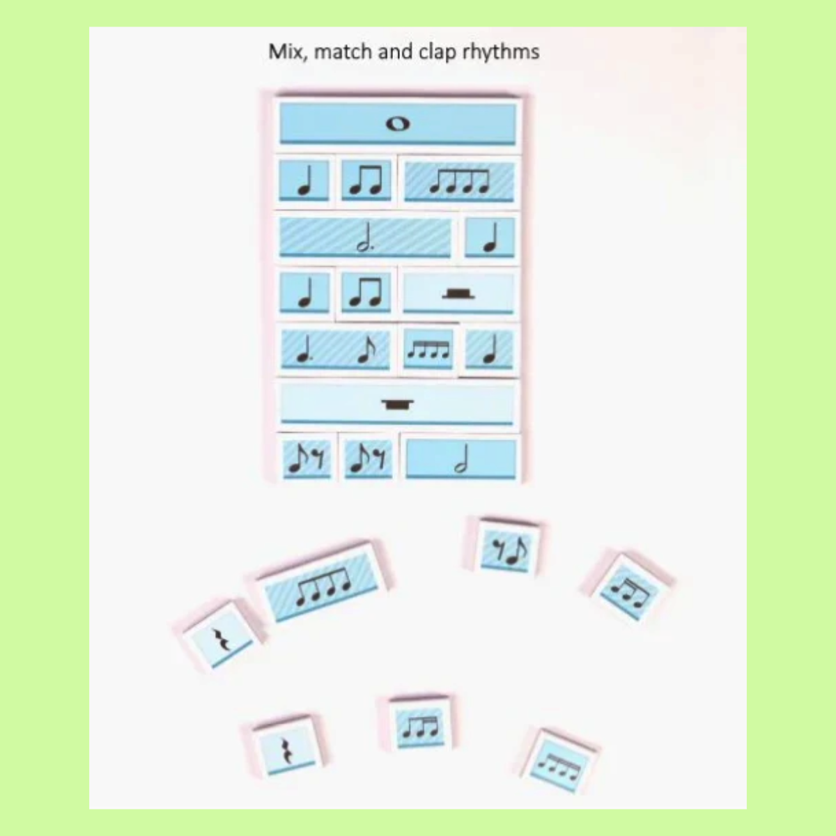 Wilbecks Match up Magnets - Note Value and Rhythms