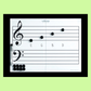 Wilbecks Small Magnetic Stave Whiteboard