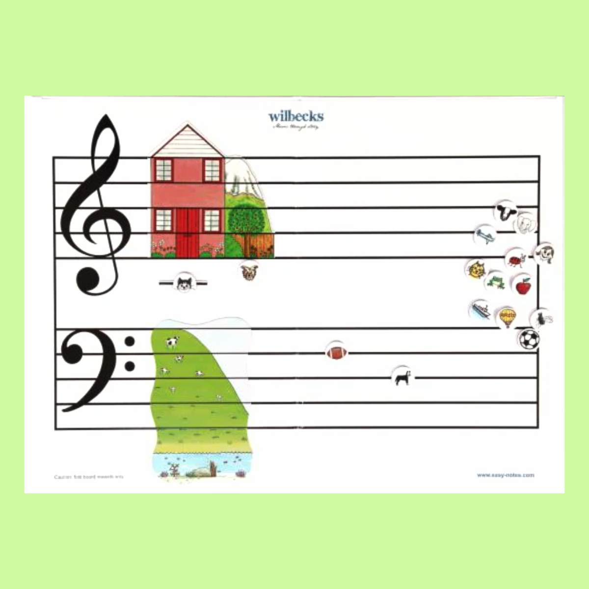 Wilbecks Easy Notes House And Farm Magnets