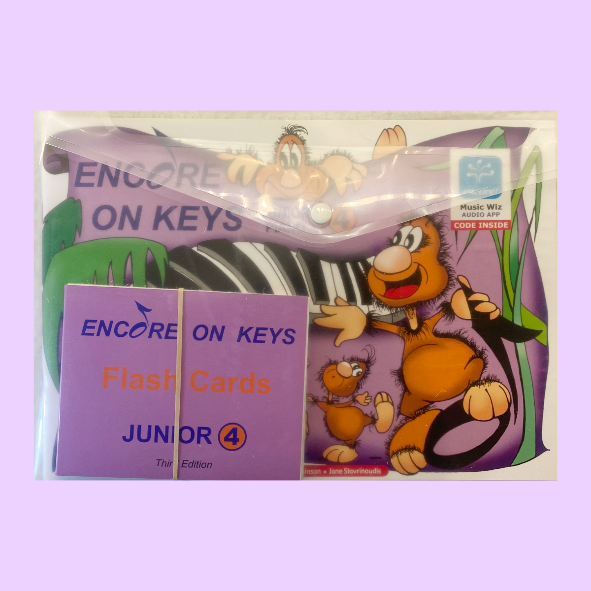 Encore On Keys - Junior Series Level 4 with Book/Audio/Flash Cards