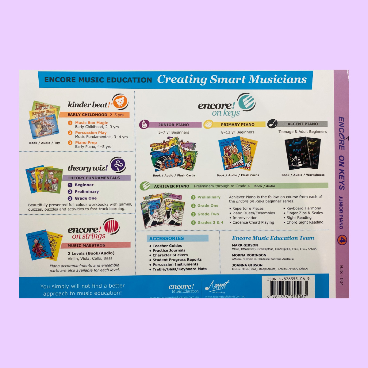 Encore On Keys - Junior Series Level 4 with Book/Audio/Flash Cards