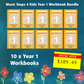 Music Stepz 4 Kidz - Year 1 Student Music Workbook (NEW) 10 Pack Classroom Bundle