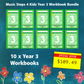 Music Stepz 4 Kidz - Year 3 Student Music Workbook (NEW) 10 Pack Classroom Bundle