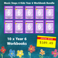 Music Stepz 4 Kidz - Year 6 Student Music Workbook (NEW) 10 Pack Classroom Bundle