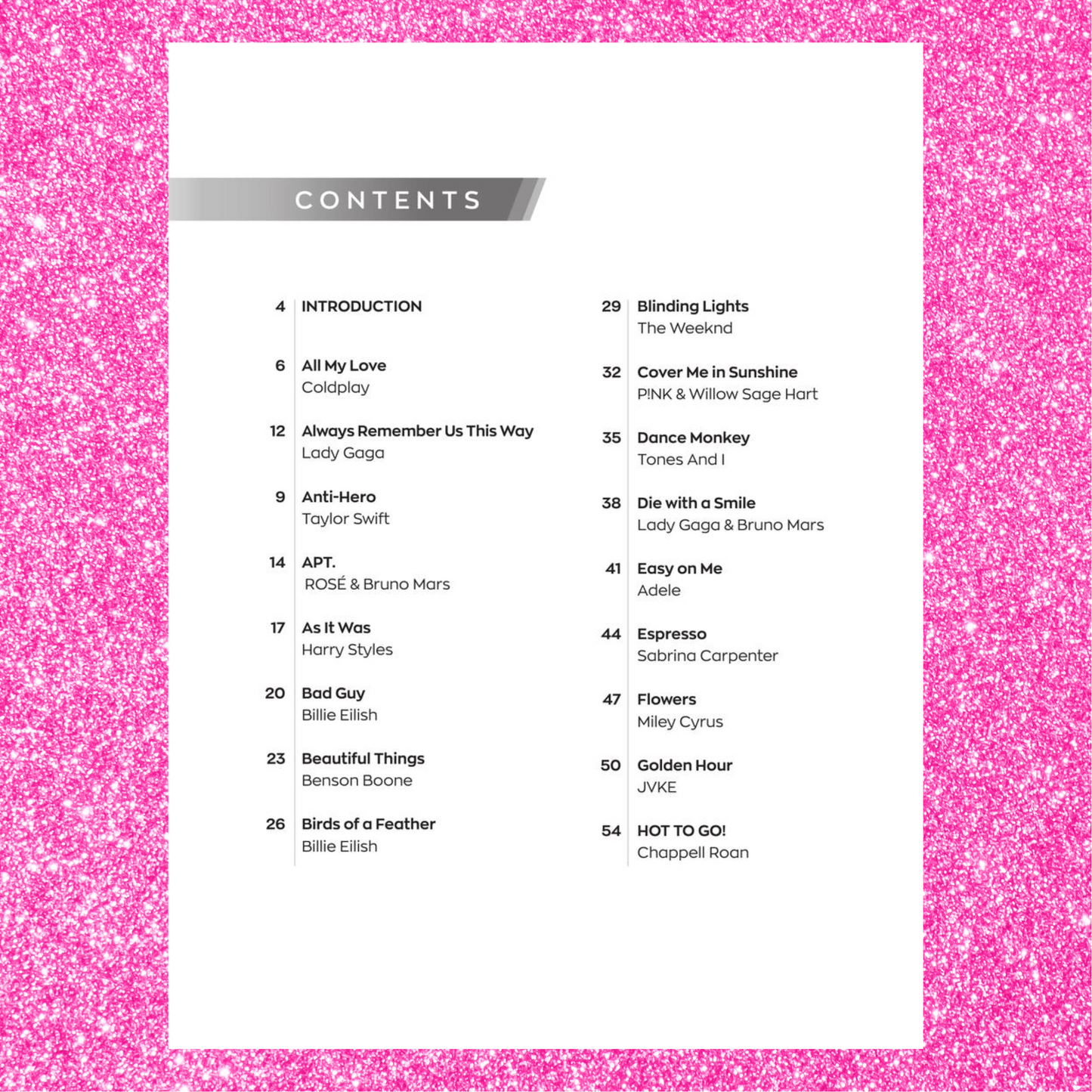 Chart Hits Instant Piano Songs - 2025 Hit Songs Book/Audio NEW (Preorder)