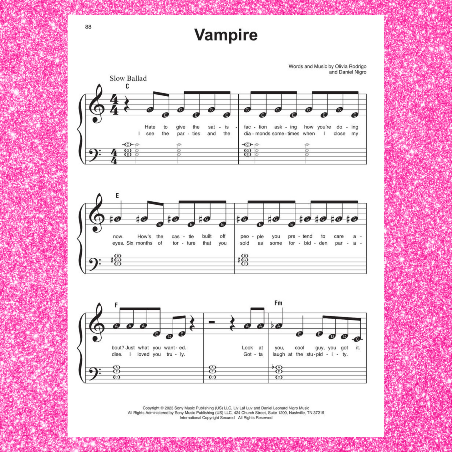 Chart Hits Instant Piano Songs - 2025 Hit Songs Book/Audio NEW (Preorder)