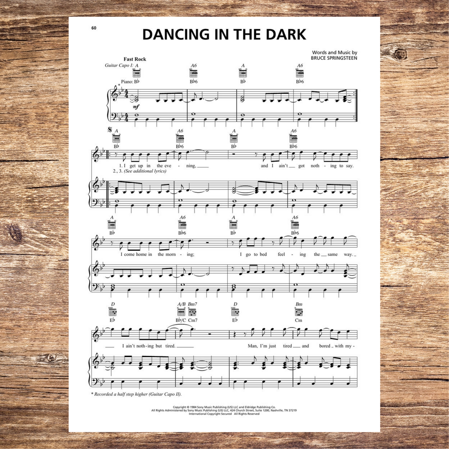 Bruce Springsteen Sheet Music Collection Piano/Vocal/Guitar Songbook (Preorder) New Release