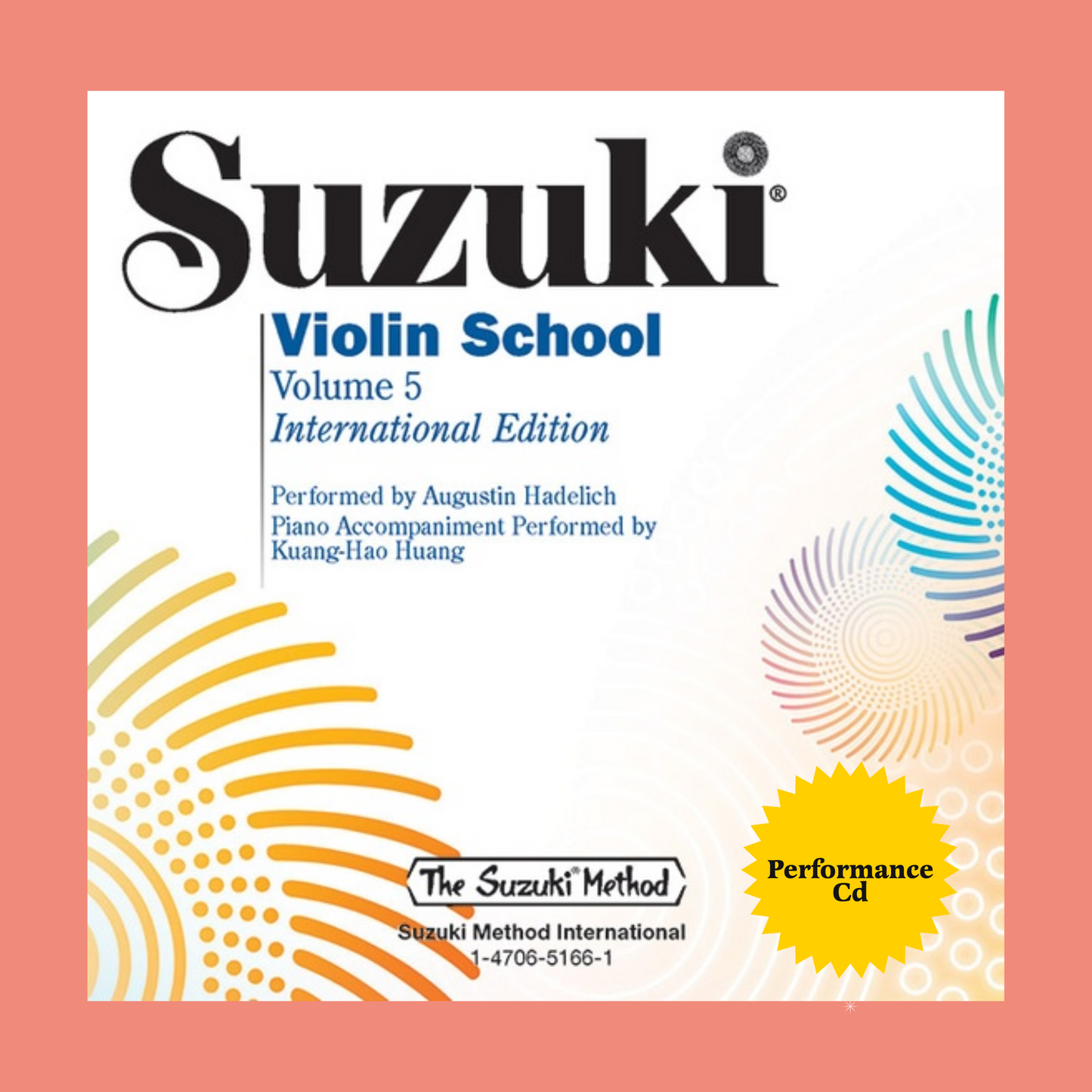 Suzuki Violin School - Volume 5 Performance/ Accompaniment Cd