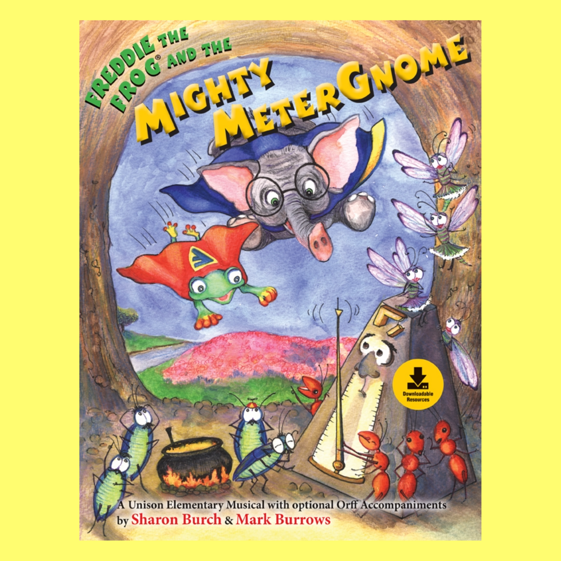 Freddie The Frog and the Mighty Meter Gnome Book/Cd-Rom