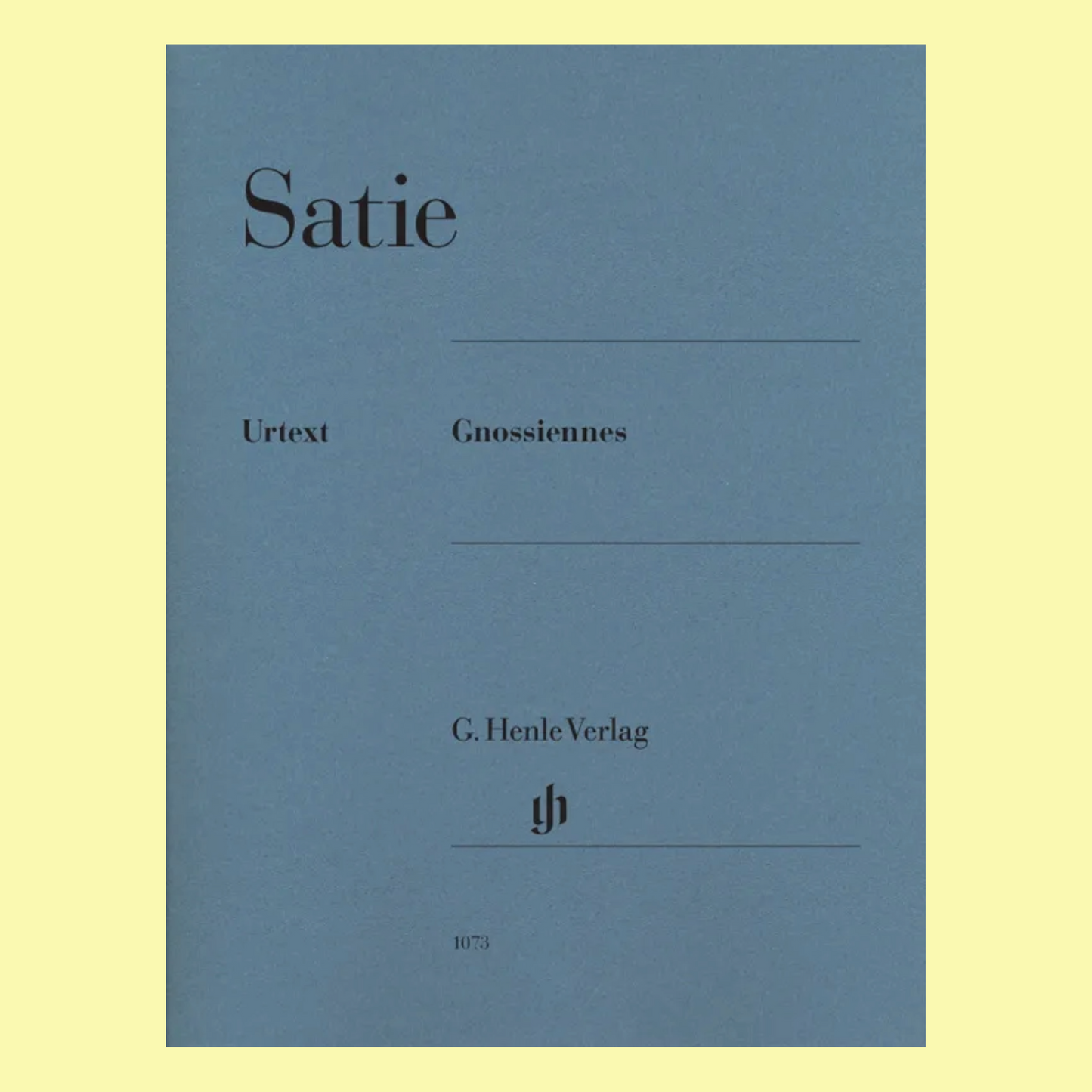 Satie - Gnossiennes Piano Urtext
