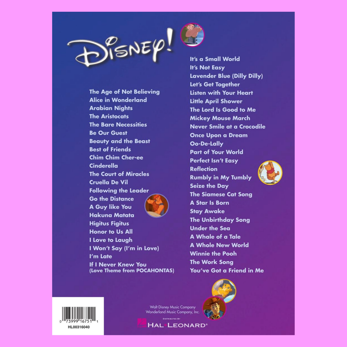 Disney - Easy Piano Songbook (48 Disney Classics)