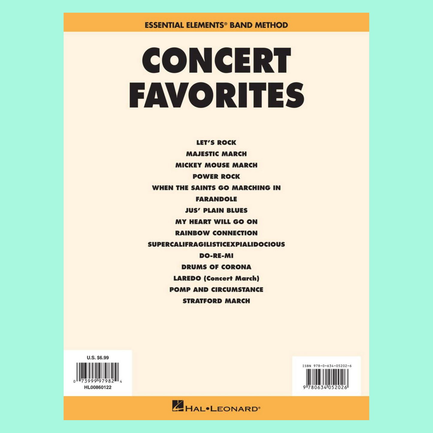 Essential Elements Concert Favorites Volume 1 Clarinet Bb Book