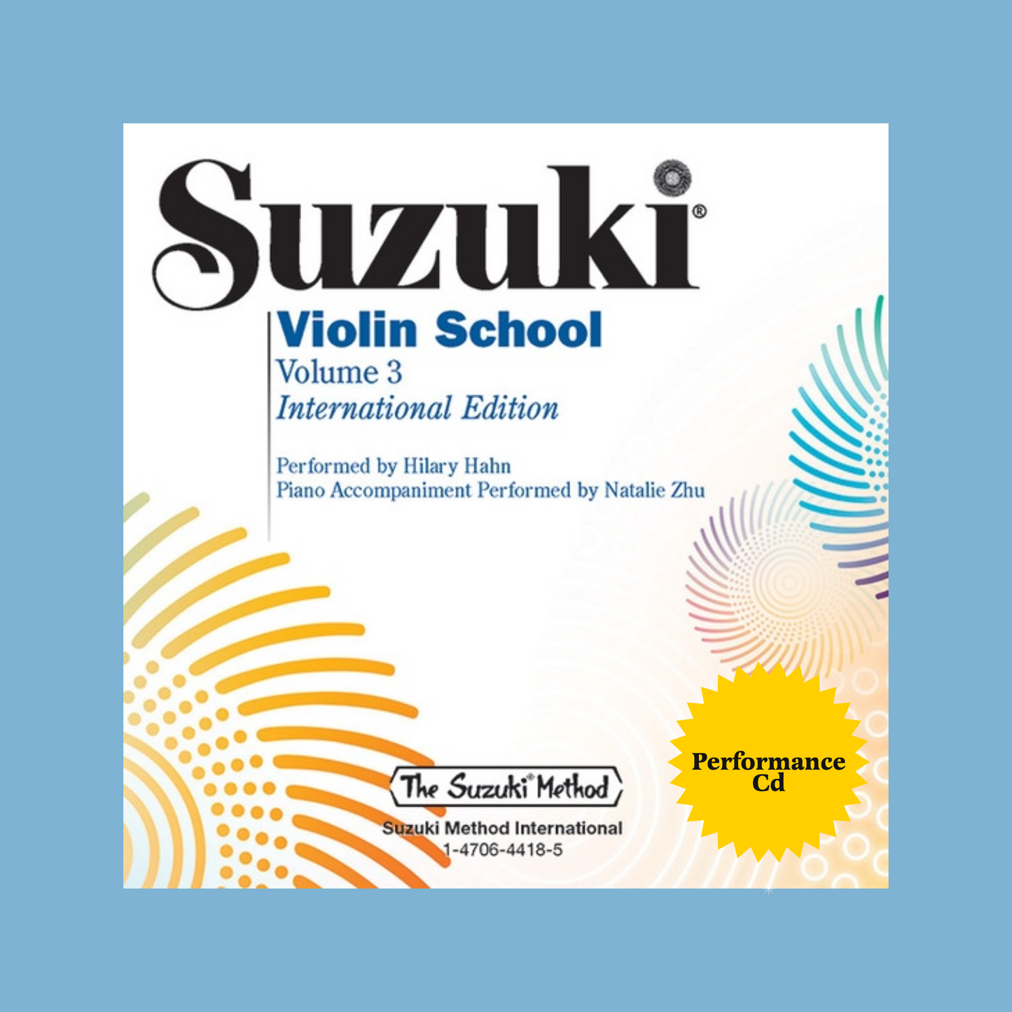 Suzuki Violin School - Volume 3 Performance/ Accompaniment Cd