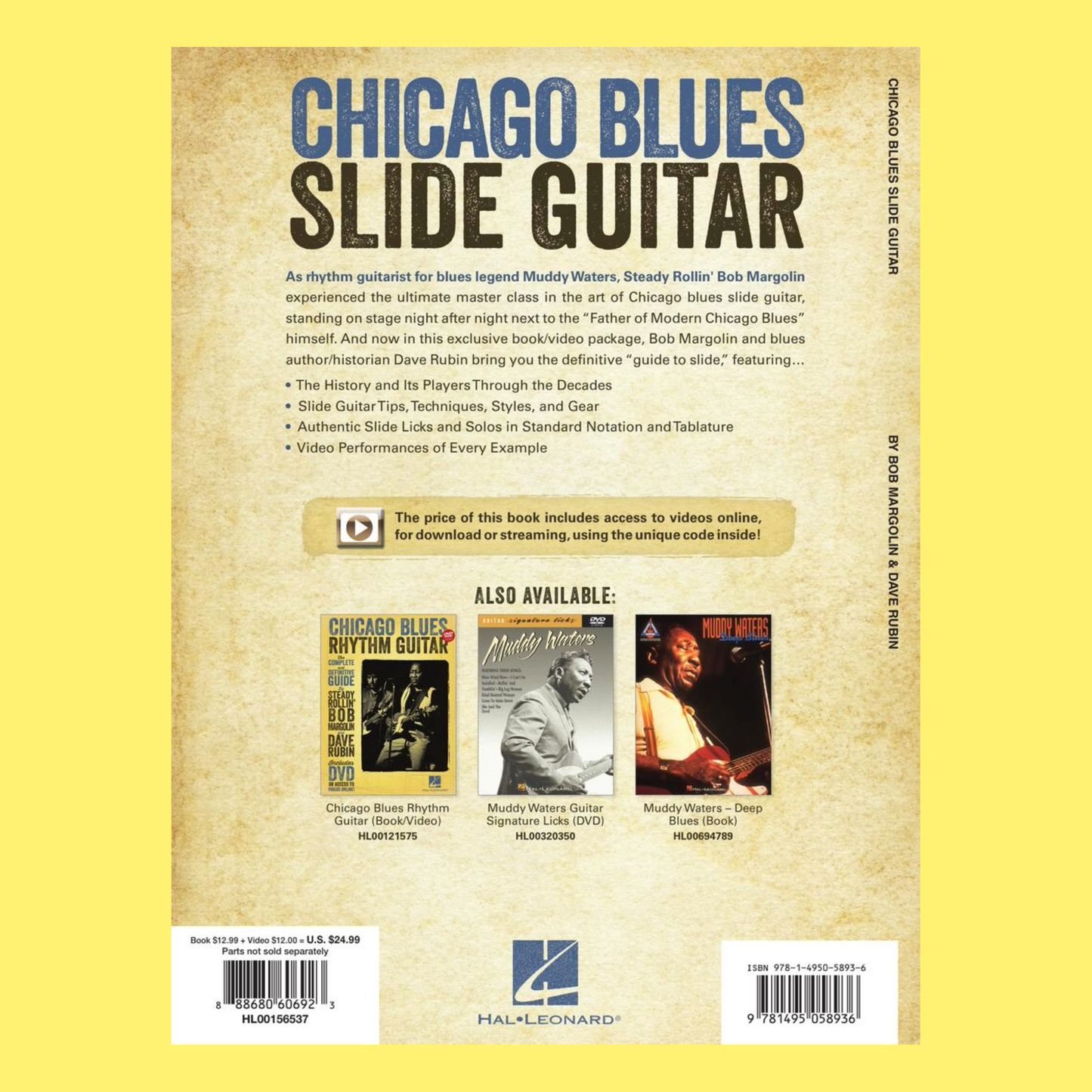 Chicago Blues Slide Guitar Book/Olm