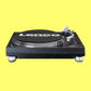Lenco Professional Direct Drive USB Vinyl Player in Black with Dustcover