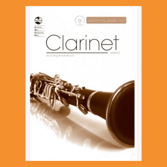 Ameb Clarinet - Preliminary To Grade 2 Series 3 Recording Handbook/Cd Woodwind