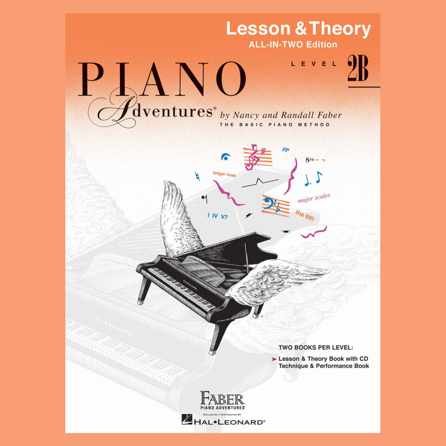 Piano Adventures All In Two Level 2B Lesson Theory Book Music2u