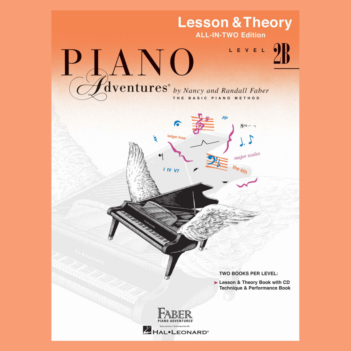 Piano Adventures: All In Two -Level 2B Lesson & Theory Book Keyboard