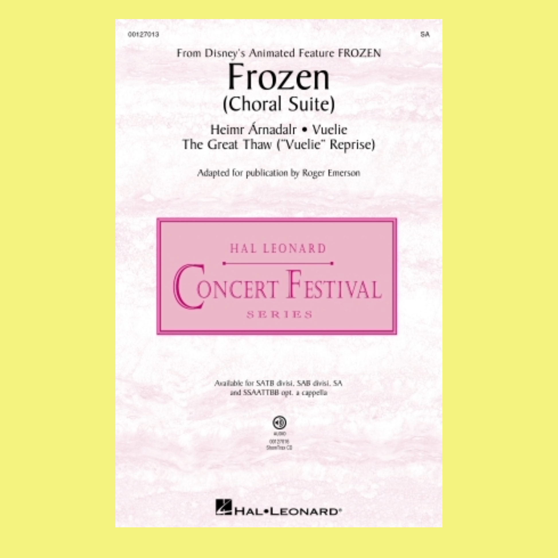 Frozen Choral Suite Sa Divisi