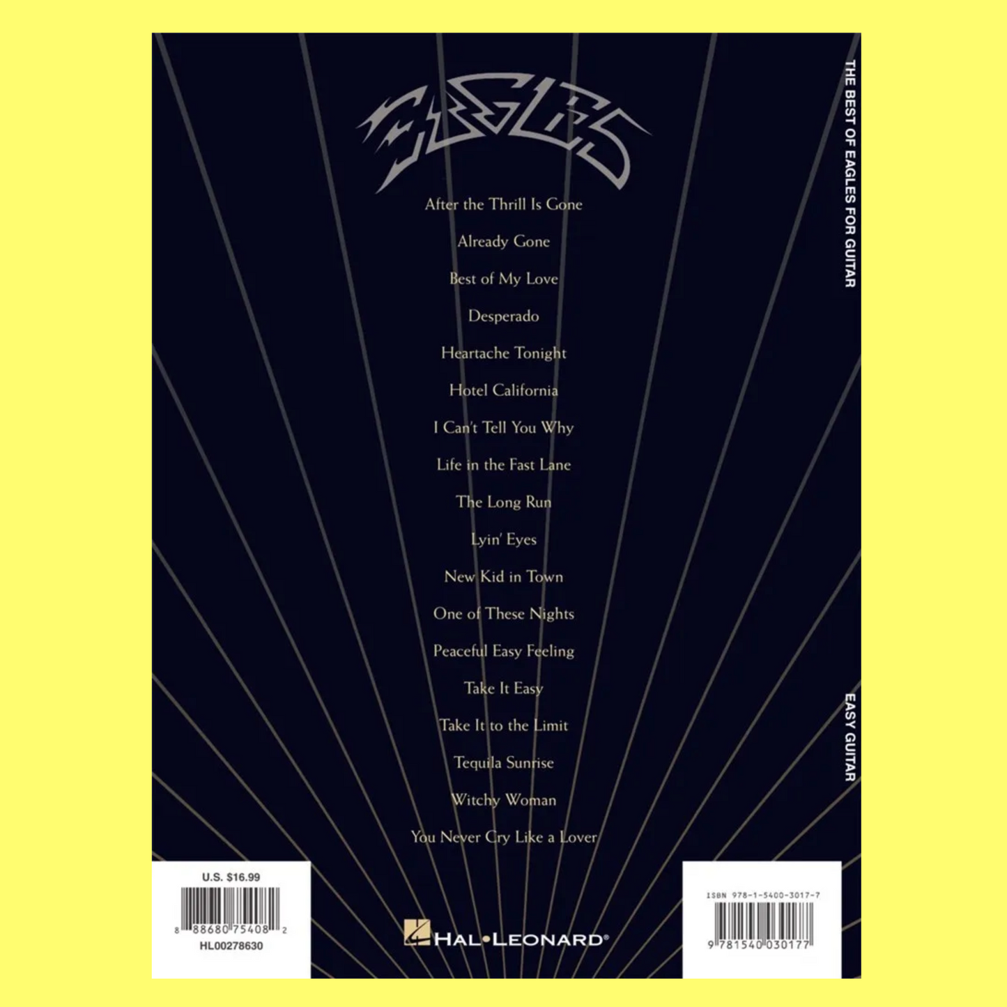 The Best Of Eagles For Guitar Easy Guitar Notes & Tab Book