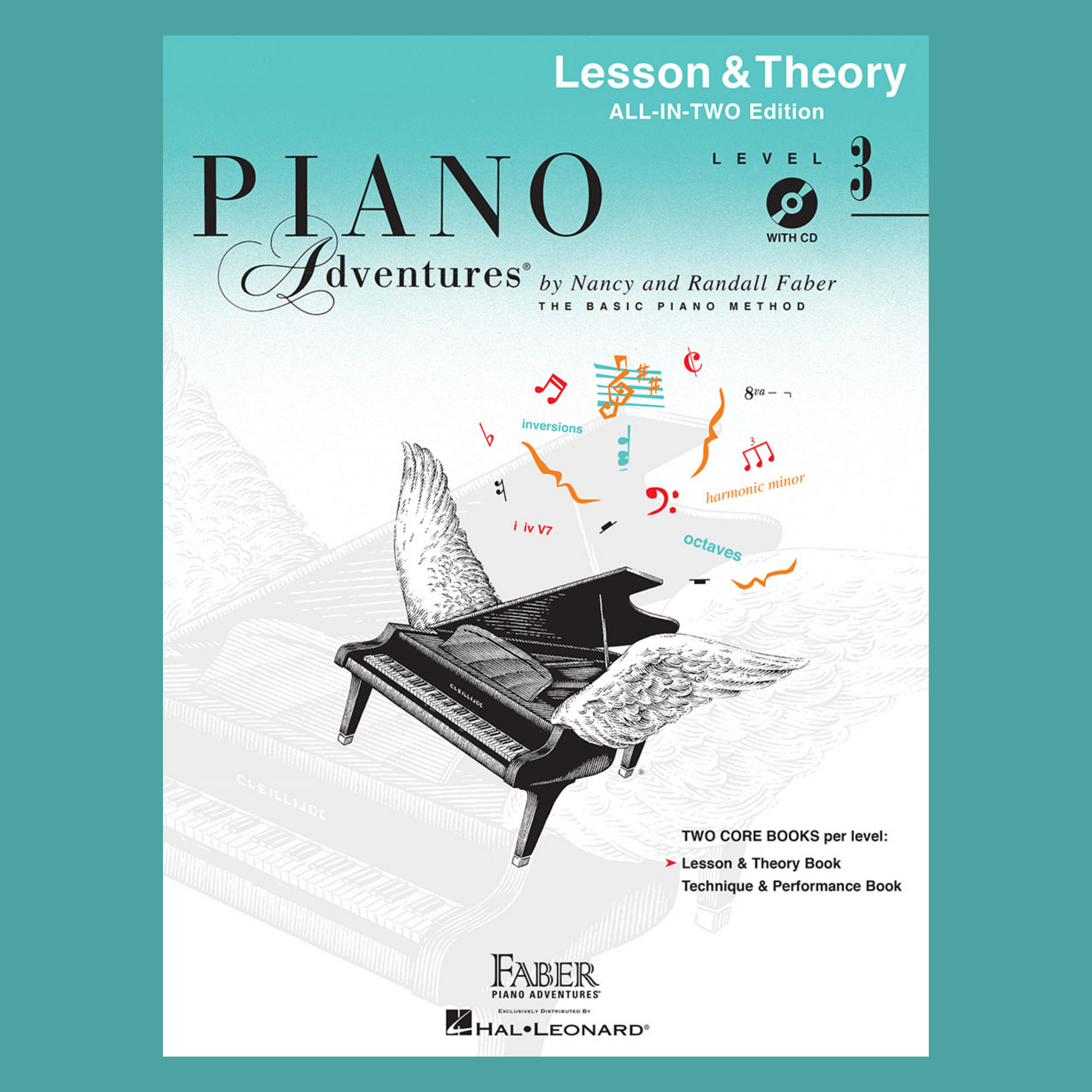 Piano Adventures: All In Two - Level 3 Lesson & Theory Book and Cd