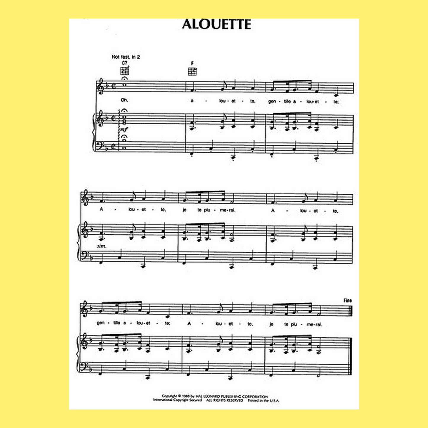 The Big Book Of Childrens Songs For Piano, Vocal and Guitar (55 Songs)