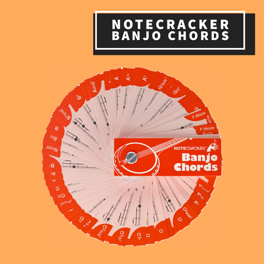 Notecracker Banjo Chords - 70 Fun Learning Cards