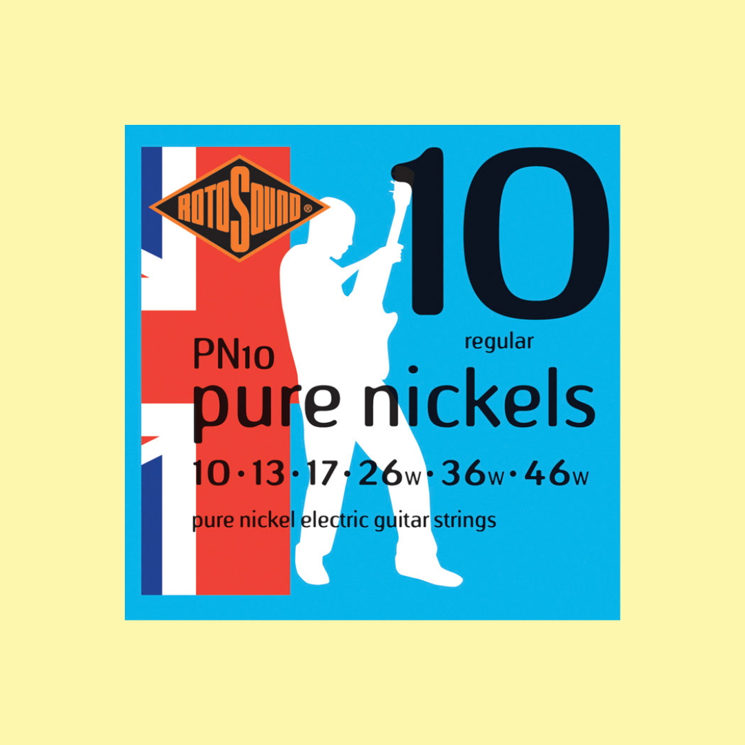 Rotosound PN10 Pure Nickels Electric String Set 10-46