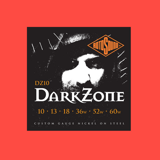 Rotosound DZ10 DarkZone Custom Gauge Electric Set - 10-60
