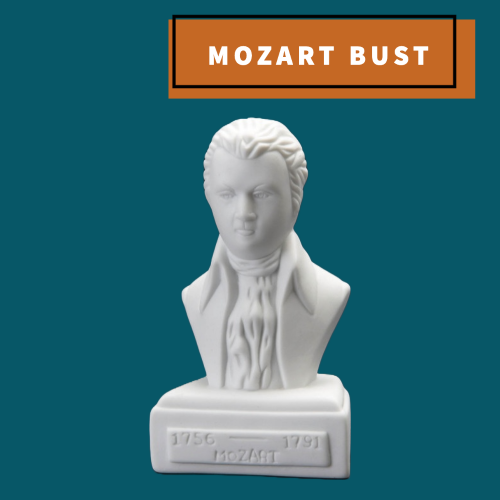 Mozart 5 Inch Composer Bust