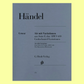 Handel - Air with Variations (The Harmonious Blacksmith) Book