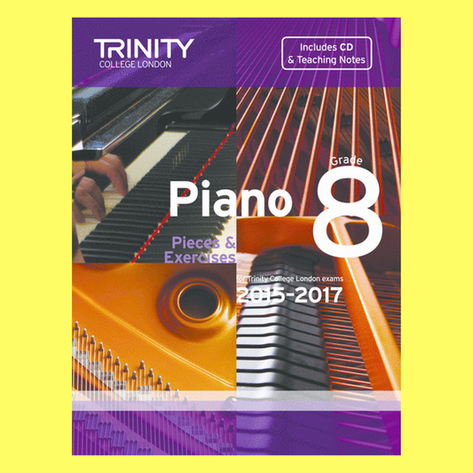 Piano Pieces & Exercises Gr 8 2015-2017 Bk/Cd