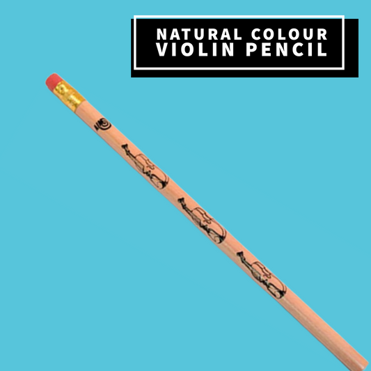 Natural Colour Violin Graphite Pencil Giftware