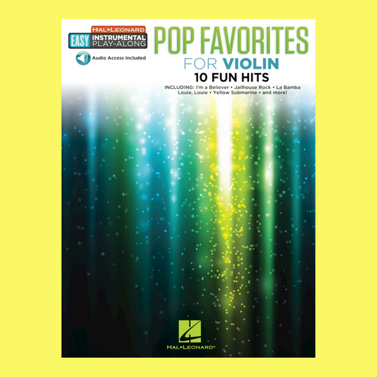 Pop Favorites For Violin Play Along Book/Ola