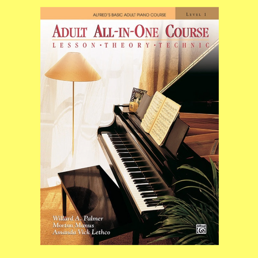 Alfred's Basic Adult All-in-One Piano Course - Book 1