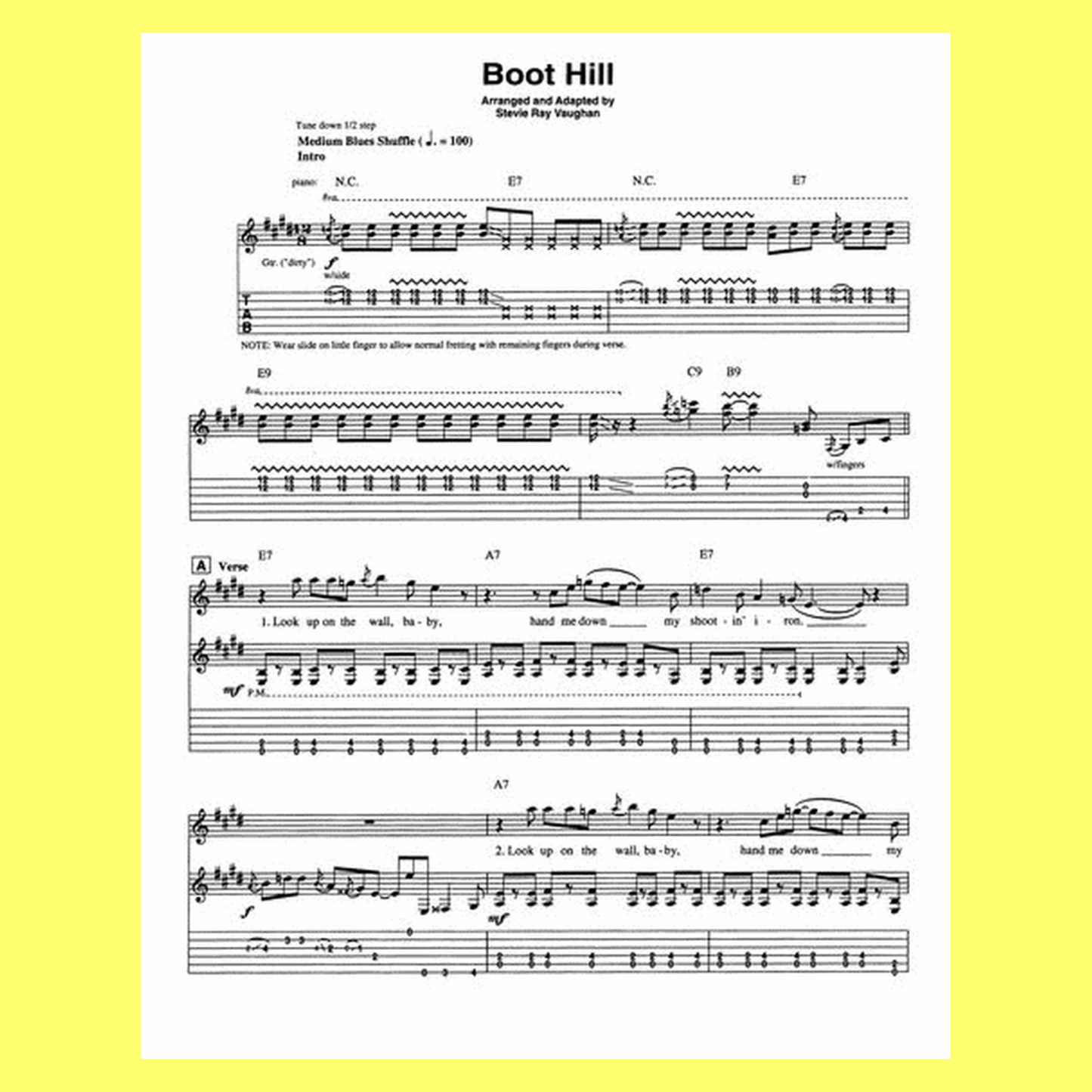 Stevie Ray Vaughan - Guitar Collection Guitar Tab Book