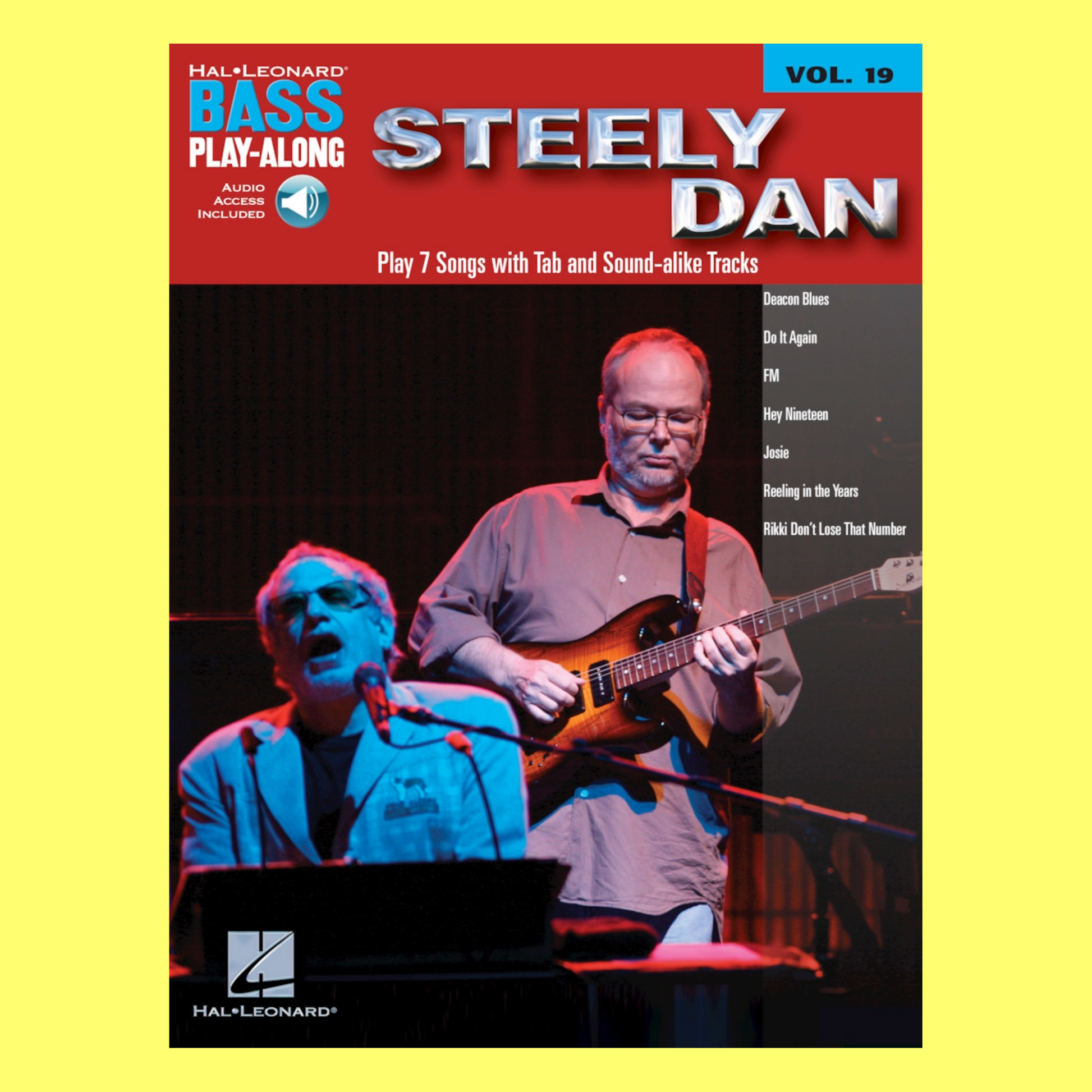 Steely Dan Bass Play Along Volume 19 Book/Ola