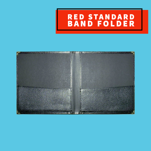 Red Standard Band Folder (30.4Cm X 35.5Cm) Musical Instruments & Accessories