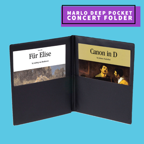 Marlo Concert Music Folder with Deep Gusseted Pockets (27cm x 33.7cm)