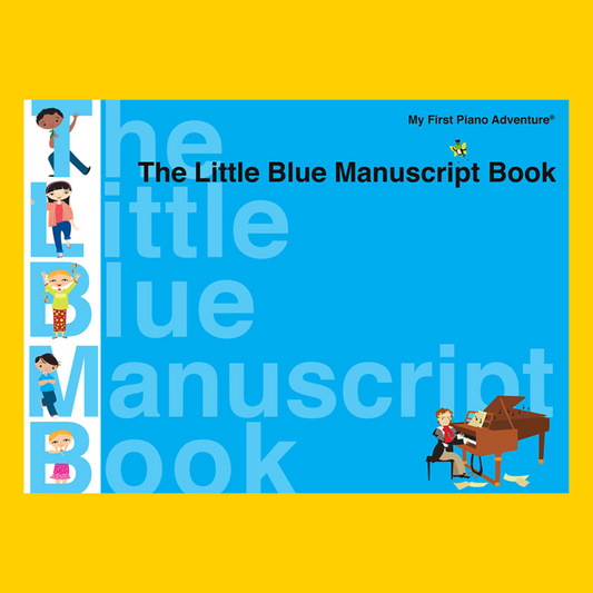 Piano Adventures: Little Blue Manuscript Book 4 Stave/38 Pages & Keyboard