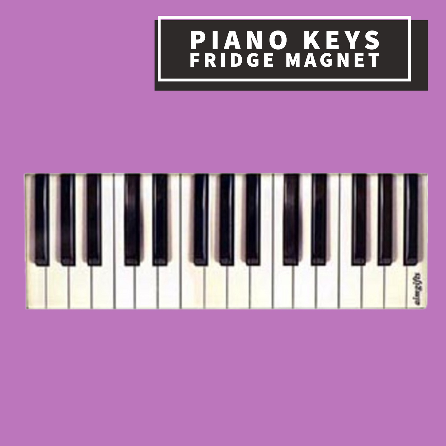 Piano Keys Fridge Magnet