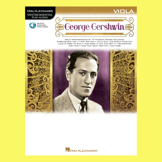 George Gershwin For Viola Play Along Book/Ola