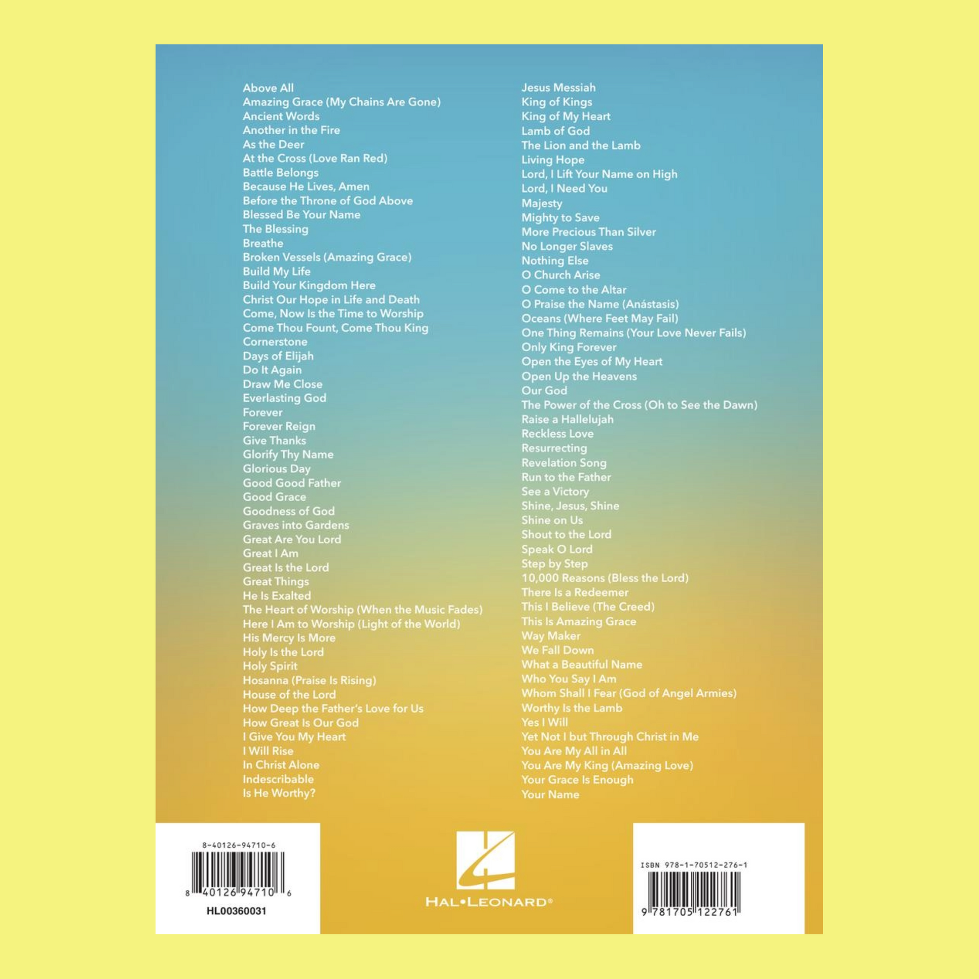 101 Worship Songs for Alto Saxophone Book