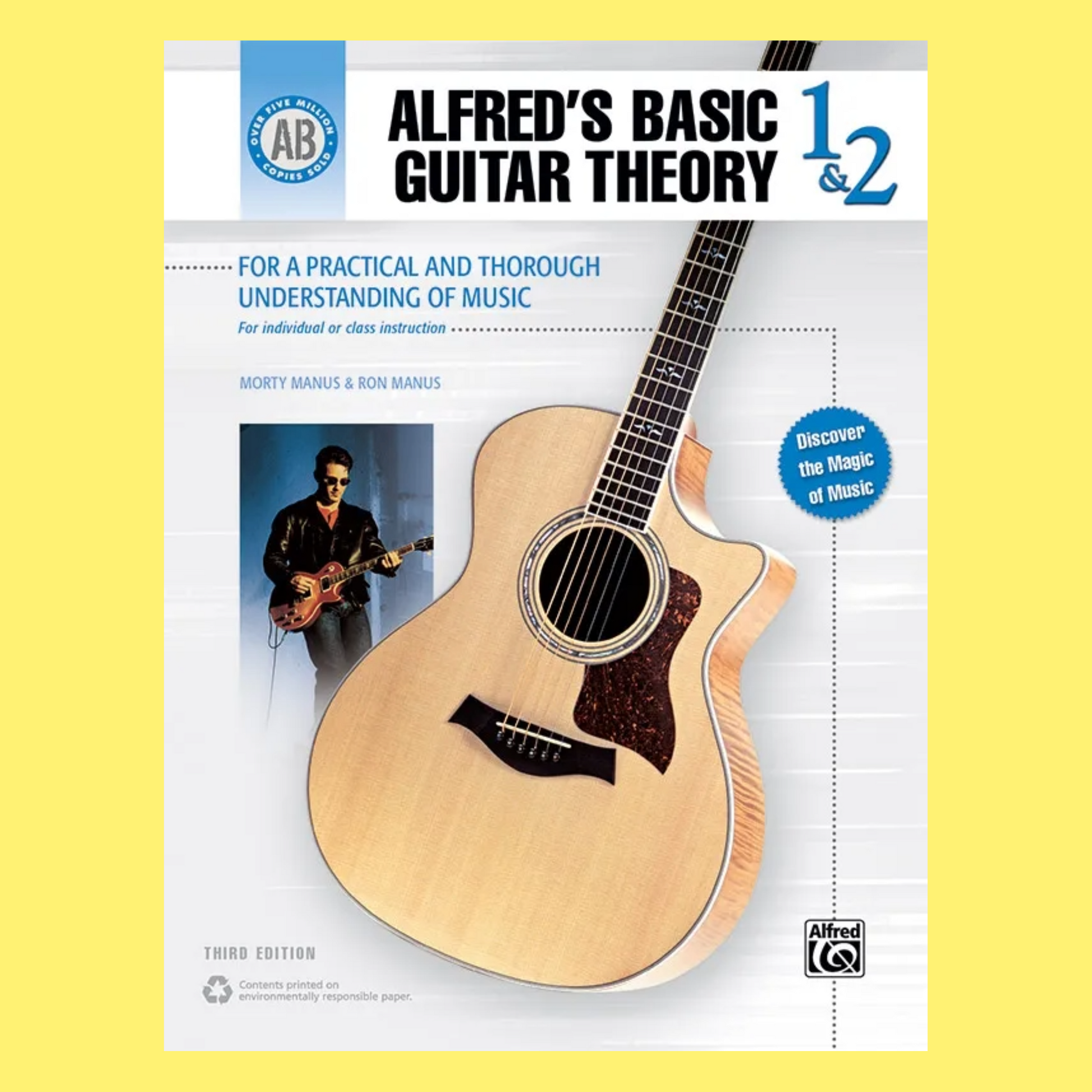 Alfred's Basic Guitar Theory 1 & 2 Book (Updated & Expanded Edition)