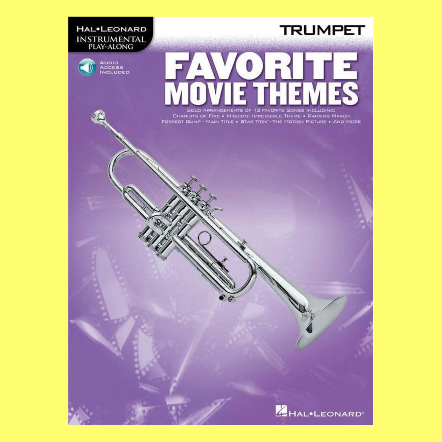 Favorite Movie Themes Trumpet Play Along Book/Ola