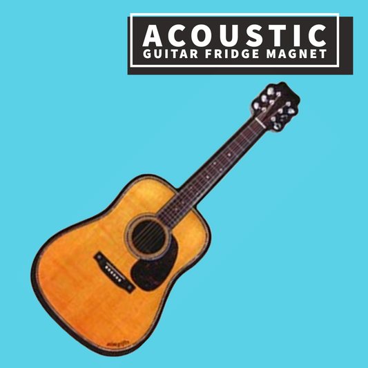 Acoustic Guitar Fridge Magnet Giftware