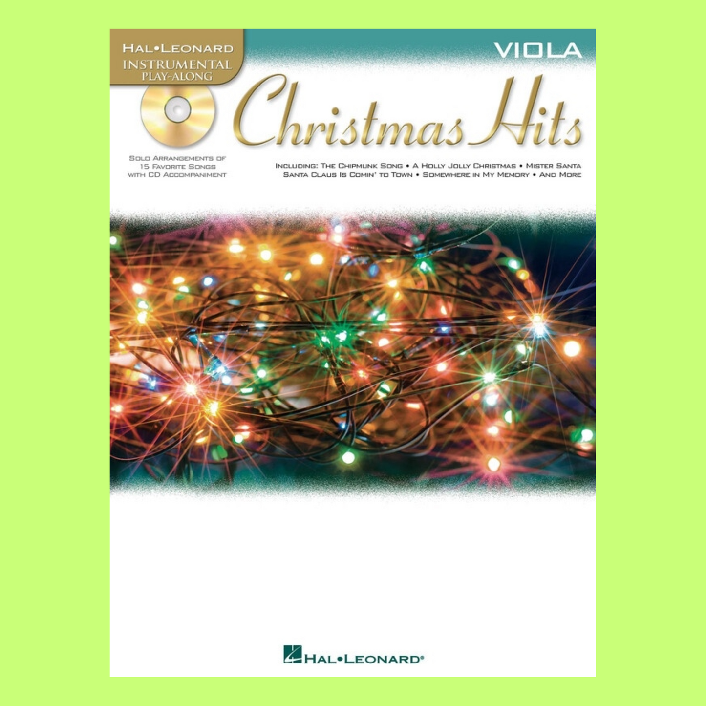Christmas Hits For Viola Book/Cd