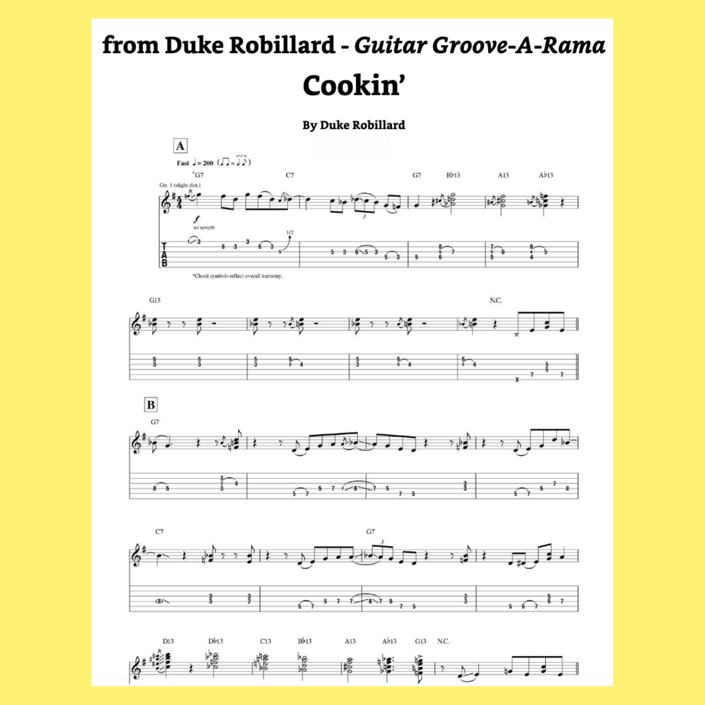 Blues Guitar Tab Recorded Versions Book