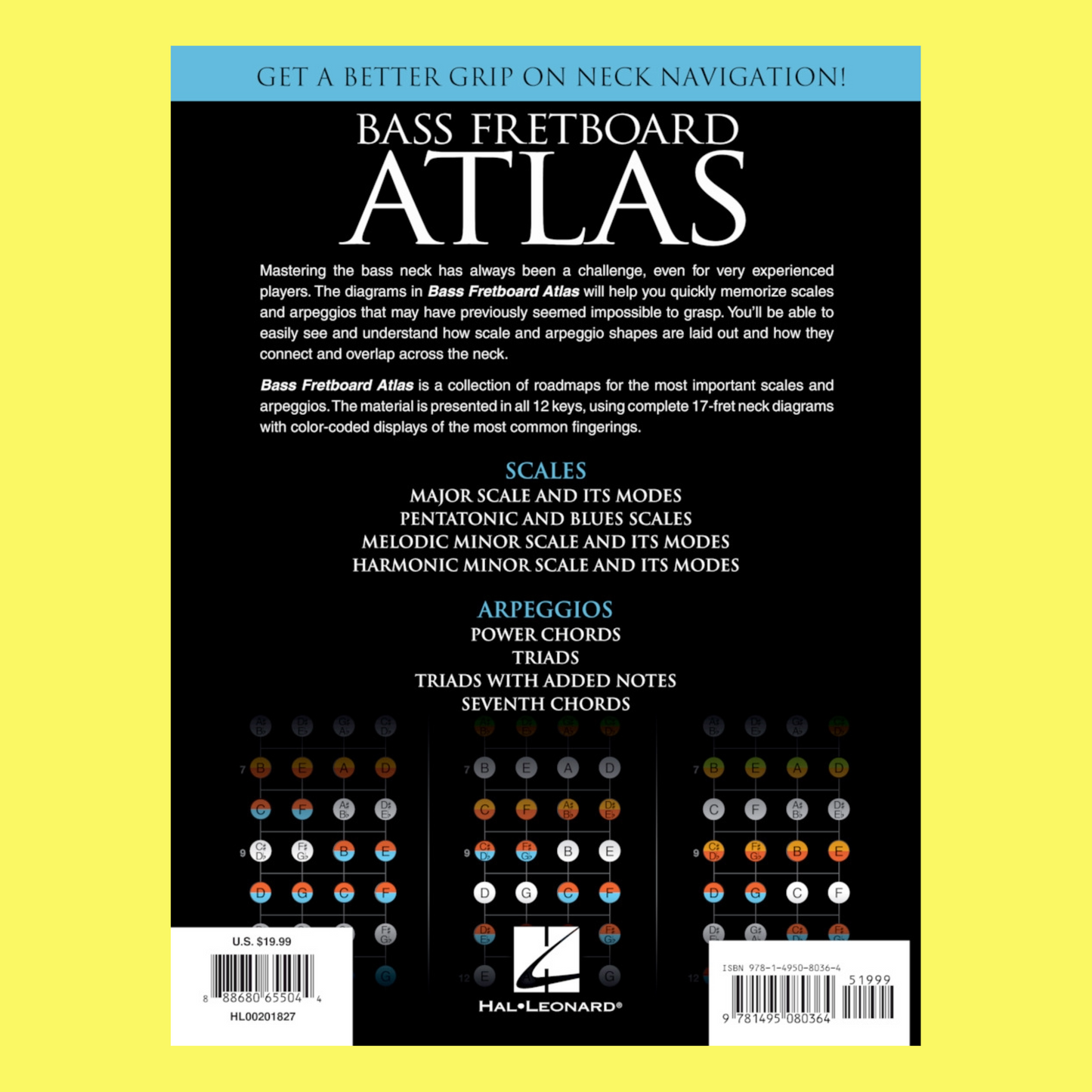 Bass Fretboard Atlas Book